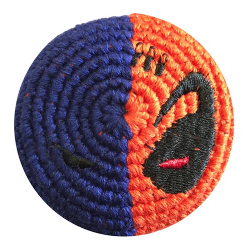 Deathstroke Head Crocheted Footbag